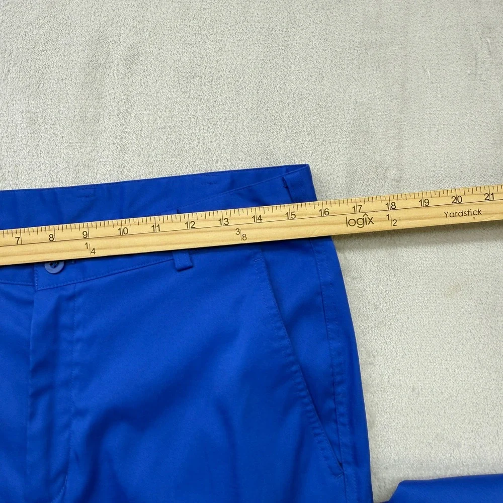 Nike‎ Golf Dri-Fit Pants Mens 30x30 Royal Blue Flat Front Performance Stretch